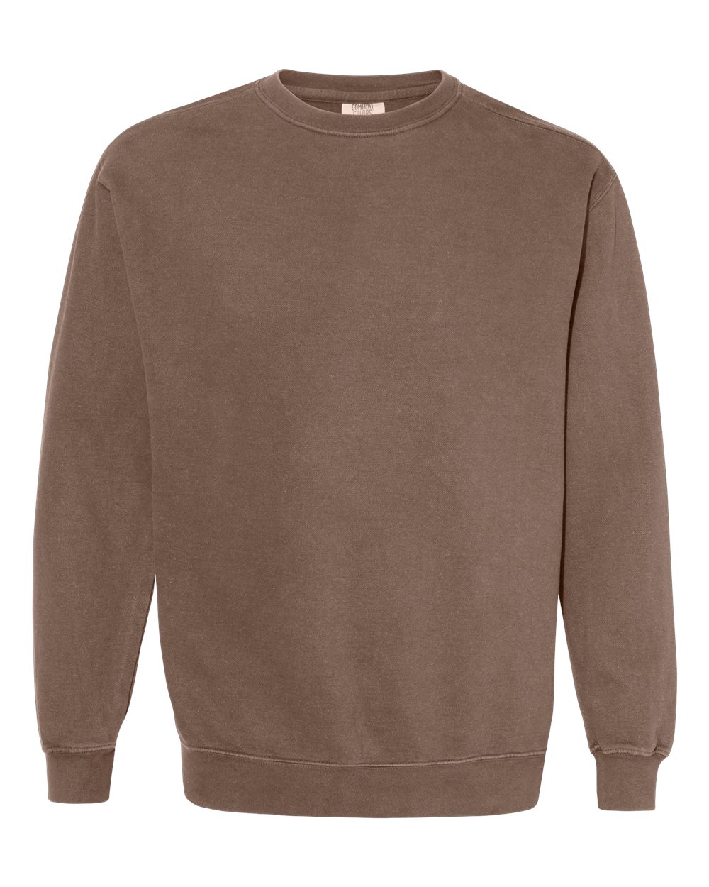 Comfort Colors Garment-Dyed Crewneck Sweatshirt 1566 in Espresso