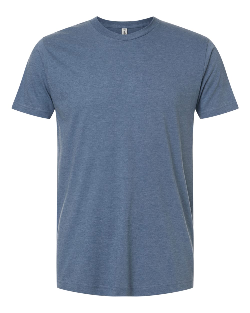 Tultex 202 Fine Jersey T-Shirt in Heather Indigo Blue