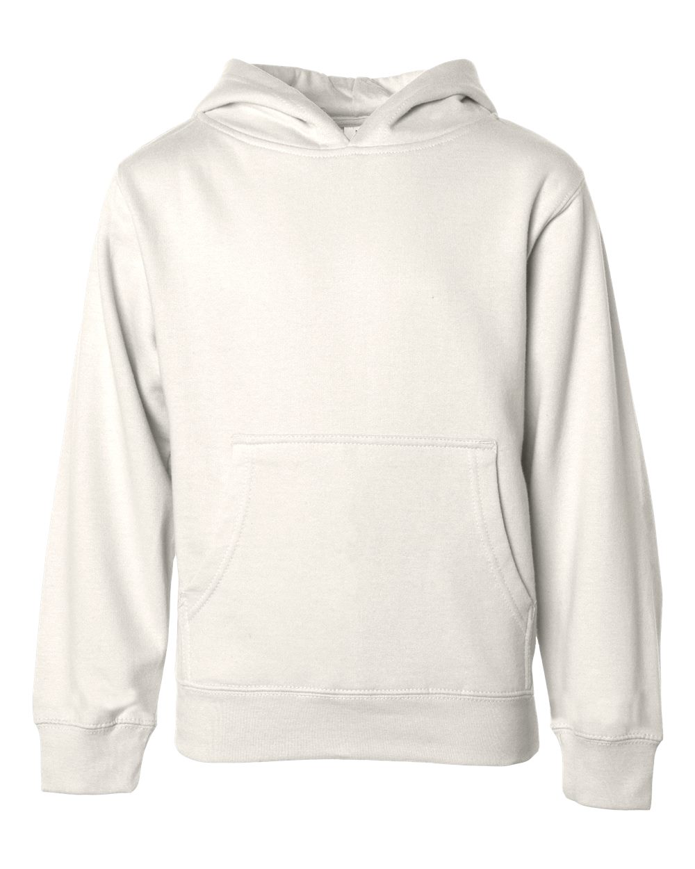 Independent Trading Co. Youth Midweight Hooded Sweatshirt SS4001Y in Bone