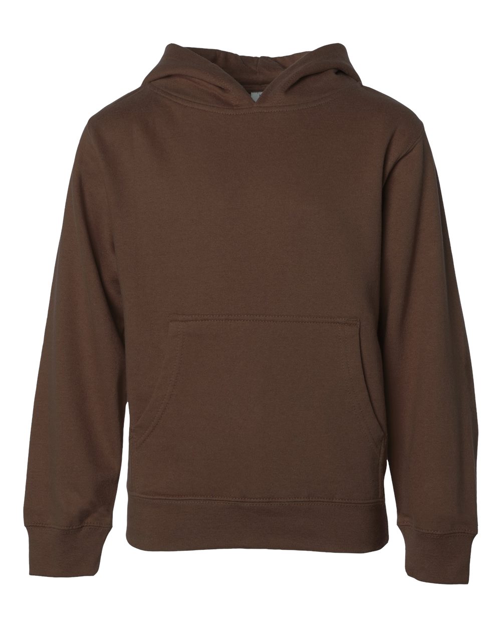 Independent Trading Co. Youth Midweight Hooded Sweatshirt SS4001Y in Brown