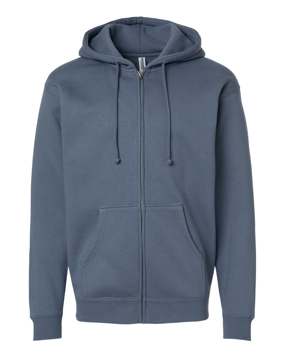 Independent Trading Co. Heavyweight Full-Zip Hooded Sweatshirt IND4000Z in Storm Blue