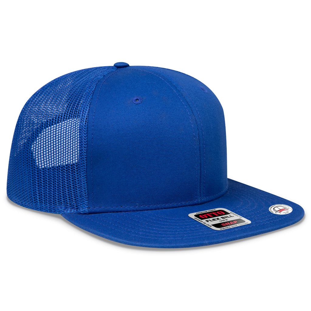 OTTO 141-1070 OTTO SNAP 6 Panel Pro Style Mesh Back Trucker Snapback Hat