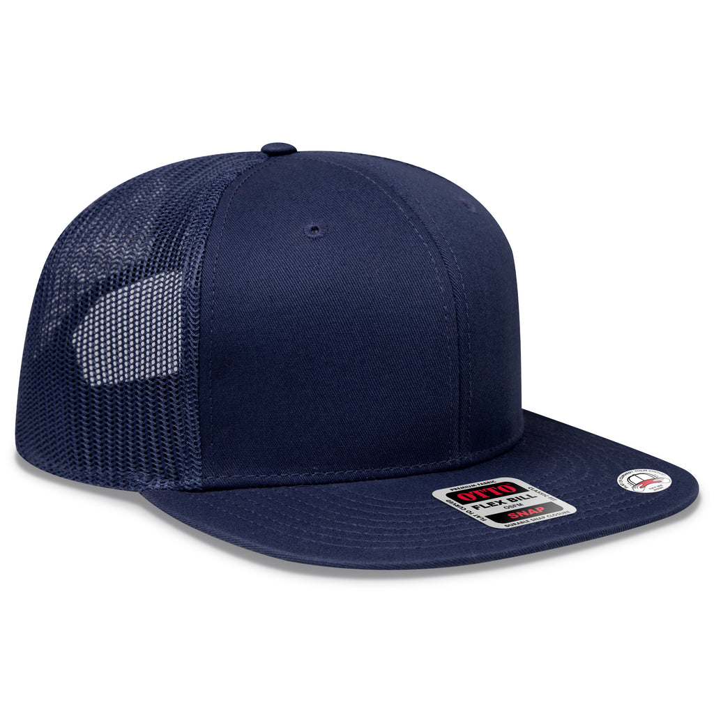 OTTO 141-1070 OTTO SNAP 6 Panel Pro Style Mesh Back Trucker Snapback Hat