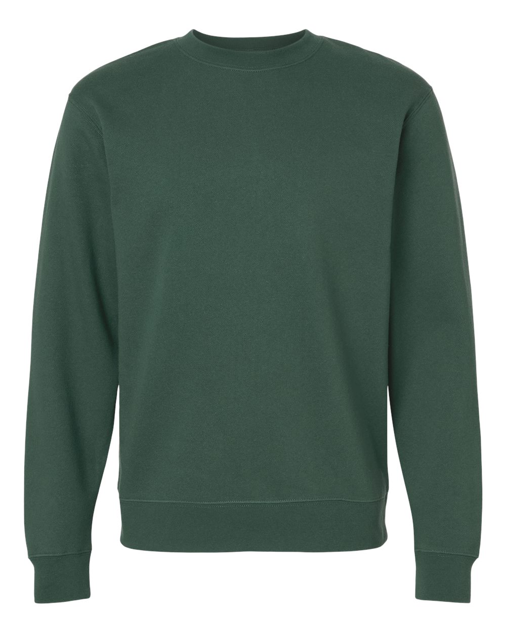 Independent Trading Co. Midweight Crewneck Sweatshirt SS3000 in Alpine Green