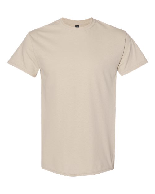 Gildan 5000 Heavy Cotton T-Shirt in Sand