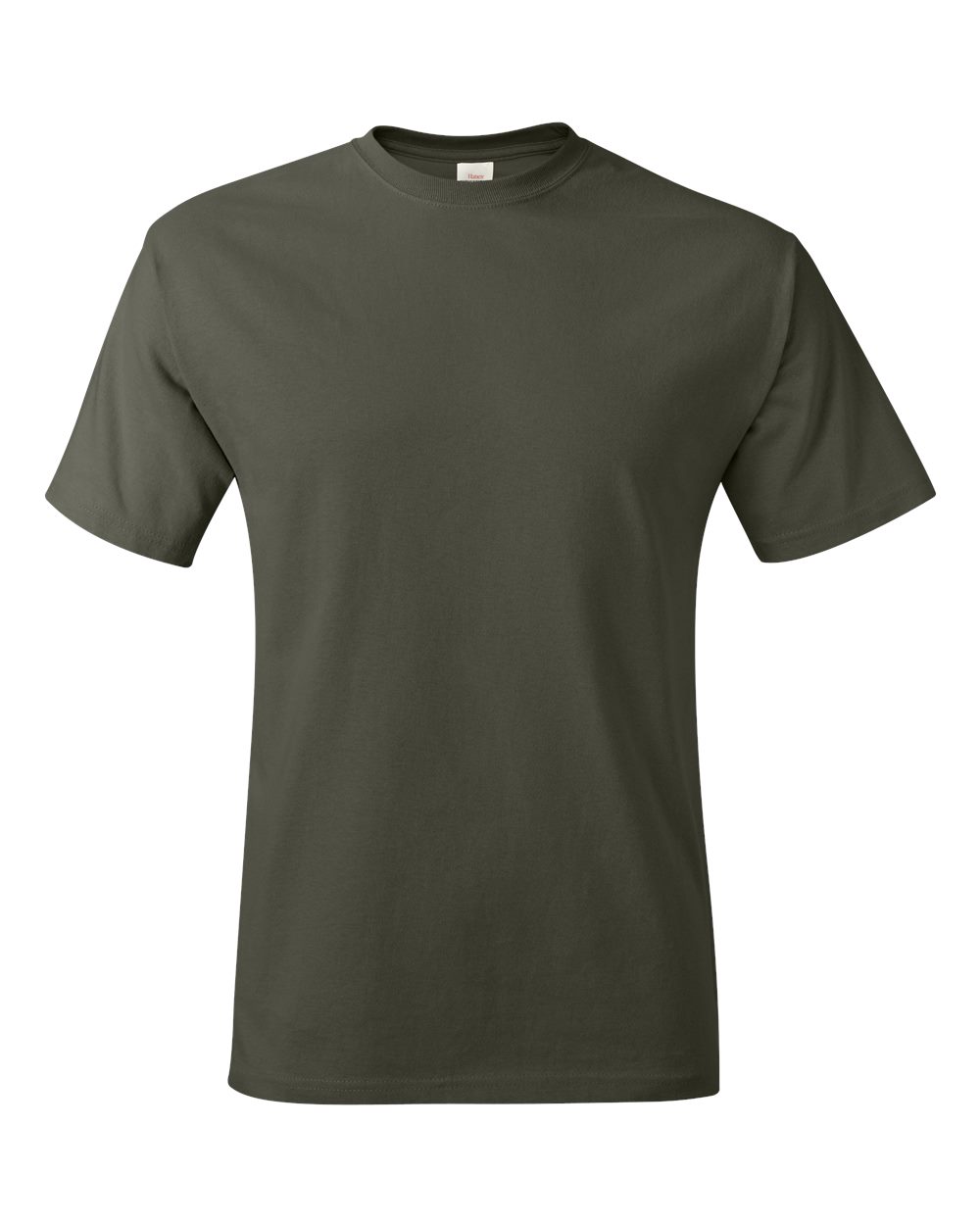 Hanes 5250 Authentic T-Shirt in Fatigue Green