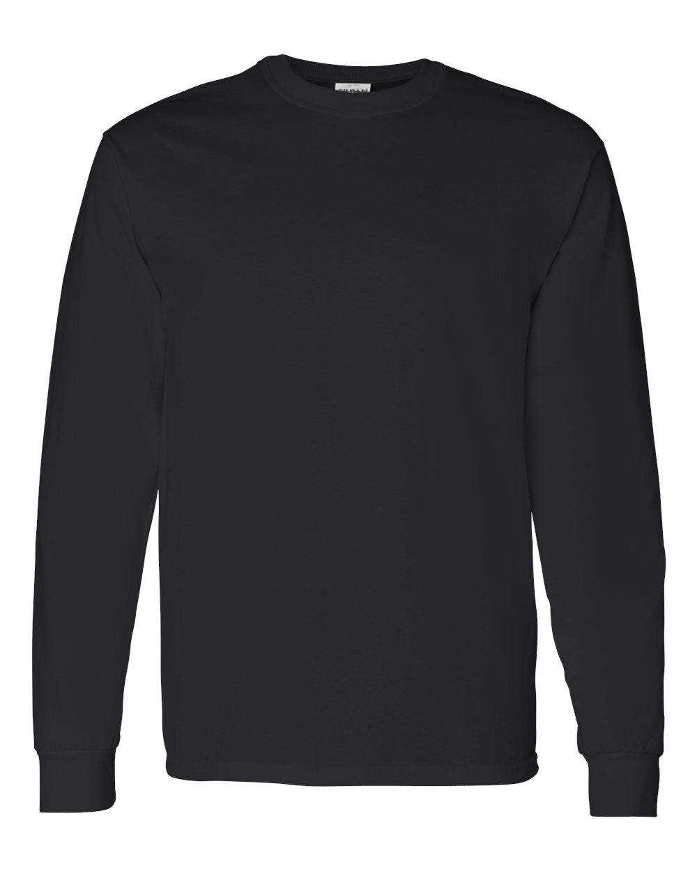 Gildan 5400 Heavy Cotton Long Sleeve T-Shirt in Black