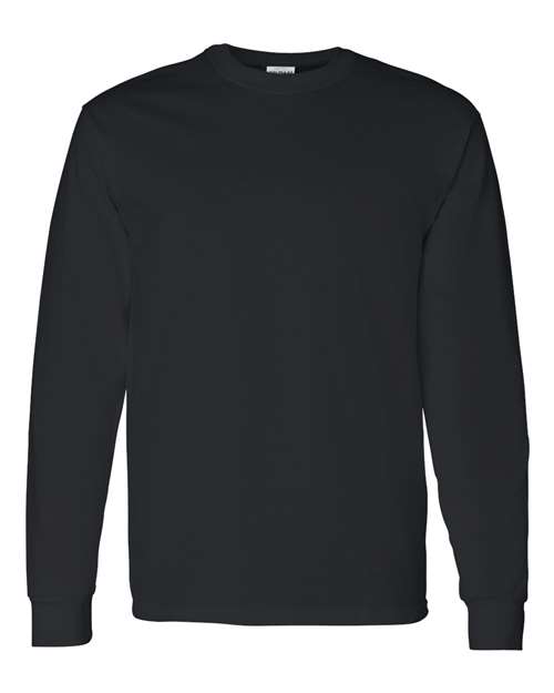 Gildan 5400 Heavy Cotton Long Sleeve T-Shirt in Black