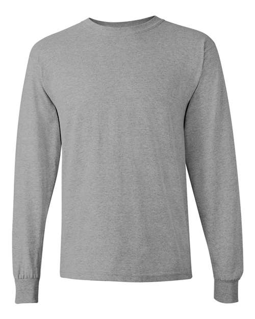 Gildan 5400 Heavy Cotton Long Sleeve T-Shirt in Sport Grey