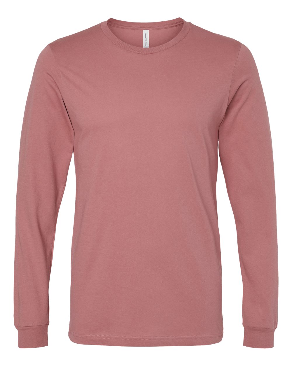 BELLA+CANVAS 3501 Jersey Long Sleeve T-Shirt in Mauve