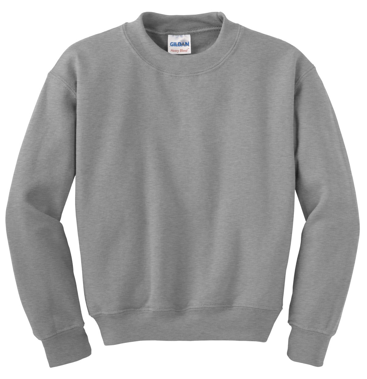 Gildan  Youth Heavy Blend  Crewneck Sweatshirt.  18000B