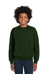 Gildan  Youth Heavy Blend  Crewneck Sweatshirt.  18000B