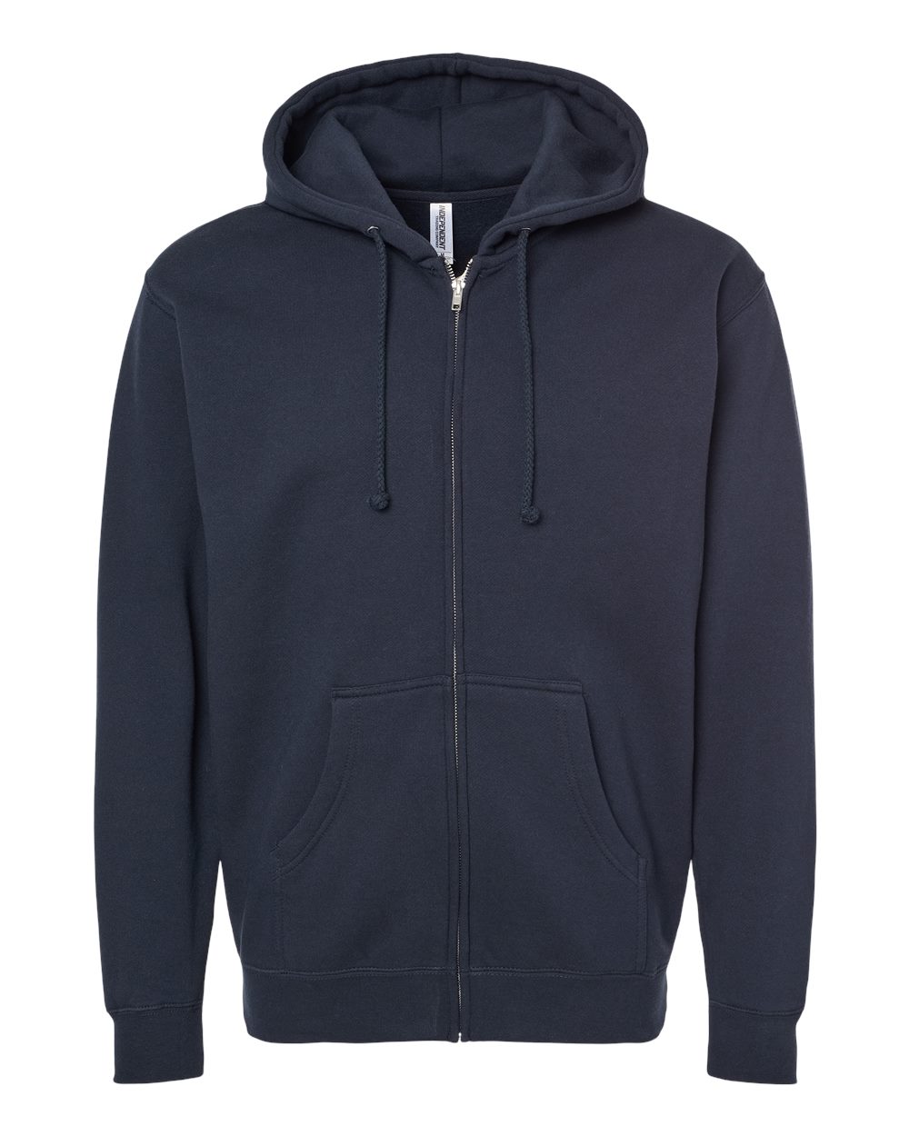 Independent Trading Co. Heavyweight Full-Zip Hooded Sweatshirt IND4000Z in Navy