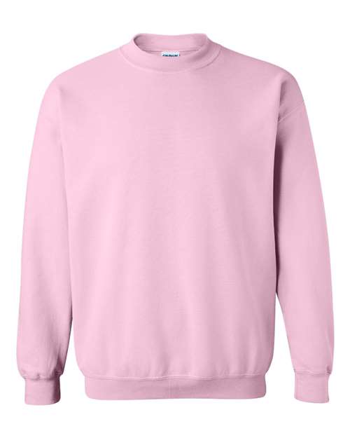 Gildan 18000 Heavy Blend Crewneck Sweatshirt in Light Pink