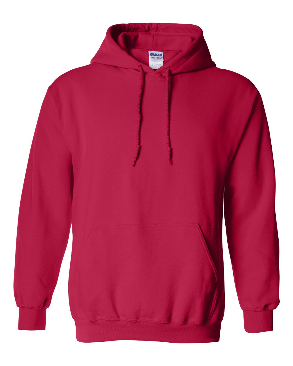 Gildan Heavy Blend Hooded Sweatshirt 18500 in Cherry Red
