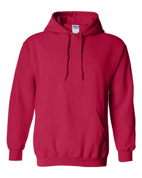 Gildan 18500 hooded sweatshirt in Cherry Red