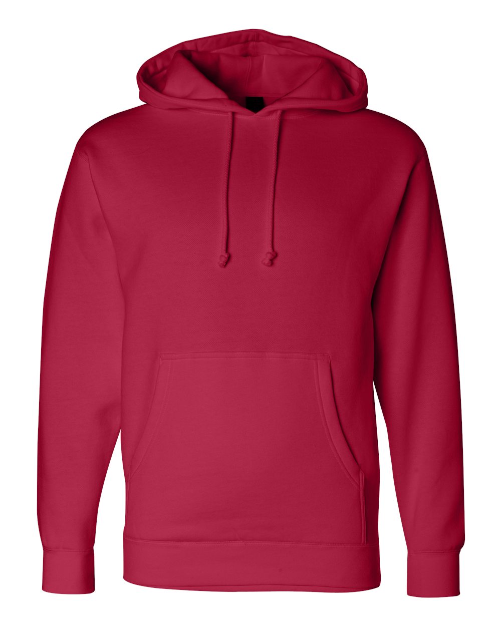 Independent Trading Co. Heavyweight Hooded Sweatshirt IND4000 in Red