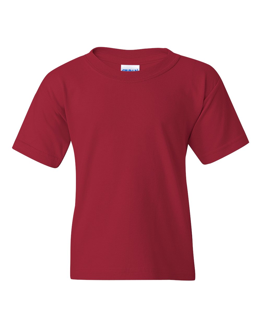 Gildan 5000B Heavy Cotton Youth T-Shirt in Cardinal