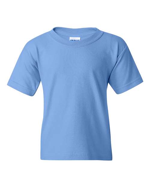 Gildan 5000B Youth Heavy Cotton T-Shirt in Carolina Blue
