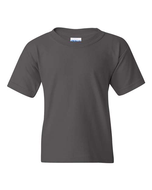 Gildan 5000B Youth Heavy Cotton T-Shirt in Charcoal