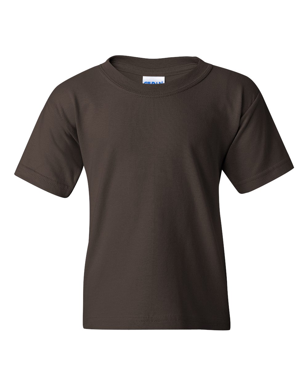 Gildan 5000B Heavy Cotton Youth T-Shirt in Dark Chocolate