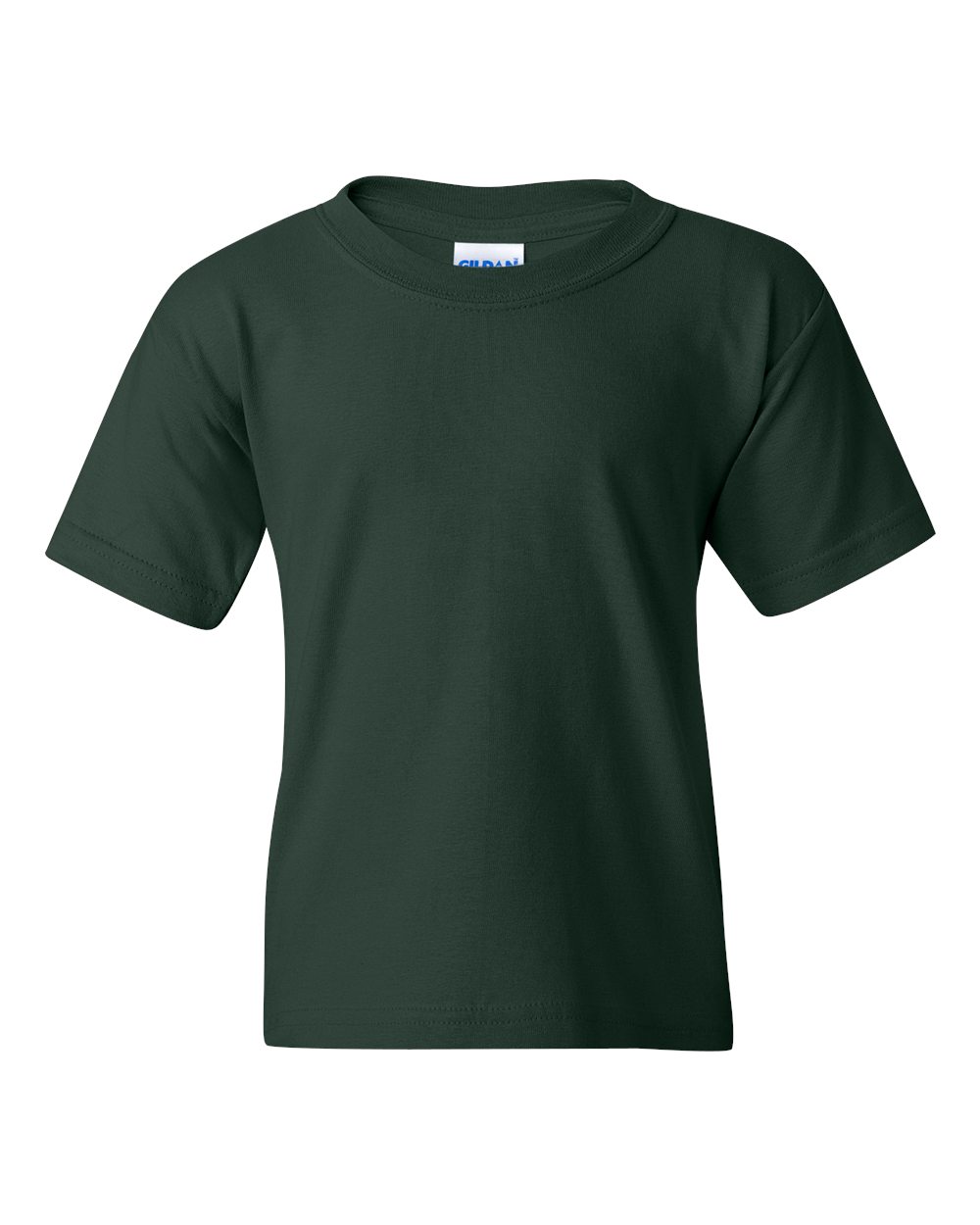 Gildan 5000B Heavy Cotton Youth T-Shirt in Forest Green