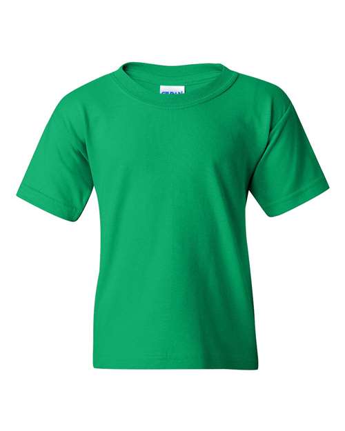 Gildan 5000B Youth Heavy Cotton T-Shirt in Irish Green