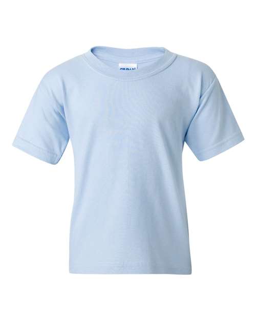Gildan 5000B Youth Heavy Cotton T-Shirt in Light Blue