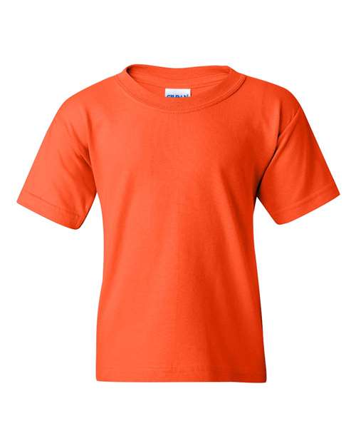 Gildan 5000B Youth Heavy Cotton T-Shirt in Orange