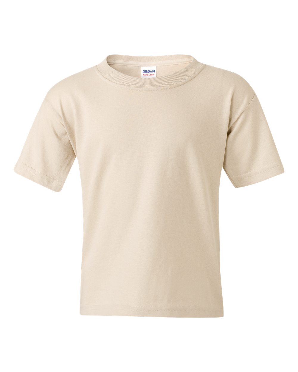 Gildan 5000B Heavy Cotton Youth T-Shirt in Sand