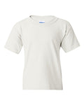 Gildan 5000B Heavy Cotton Youth T-Shirt in White