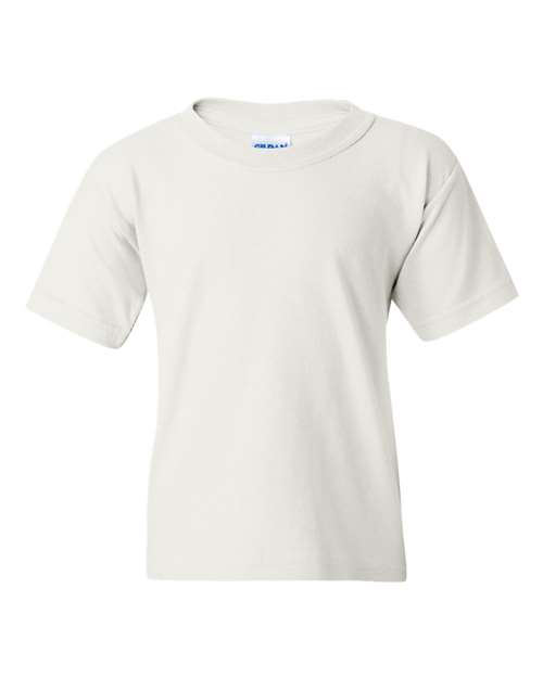 Gildan 5000B Youth Heavy Cotton T-Shirt in White