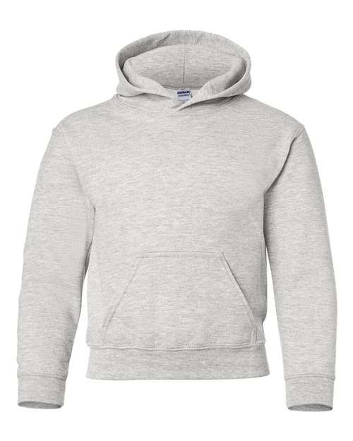 Gildan 18500B Youth Heavy Blend Hooded Sweatshirt in Ash