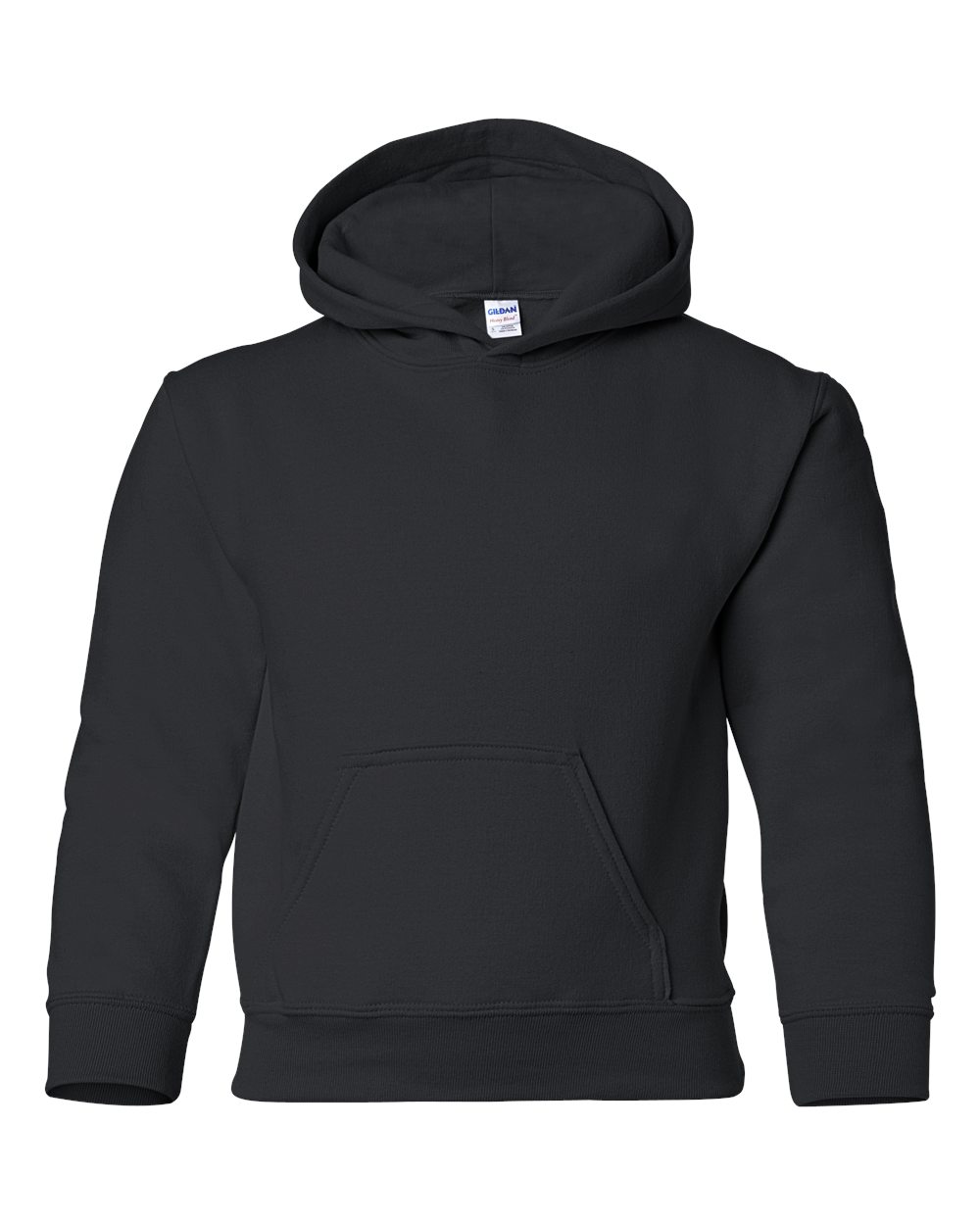 Gildan Youth Heavy Blend Hooded Sweatshirt 18500B in Black