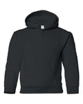 Gildan 18500B Youth Heavy Blend Hooded Sweatshirt in Black