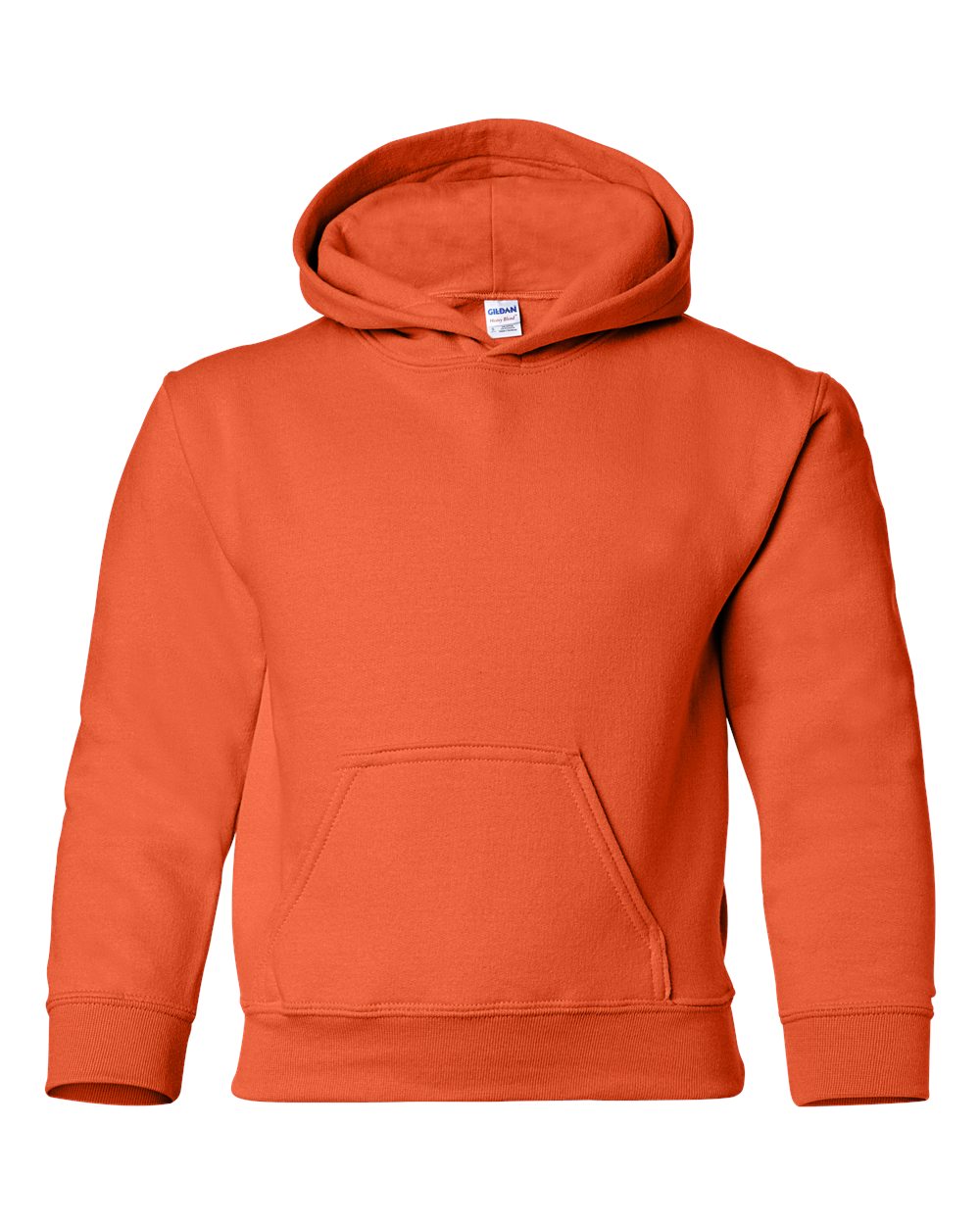 Gildan Youth Heavy Blend Hooded Sweatshirt 18500B in Orange