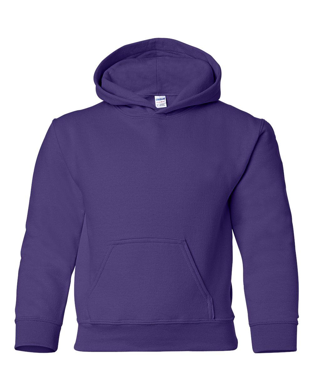 Gildan Youth Heavy Blend Hooded Sweatshirt 18500B in Purple