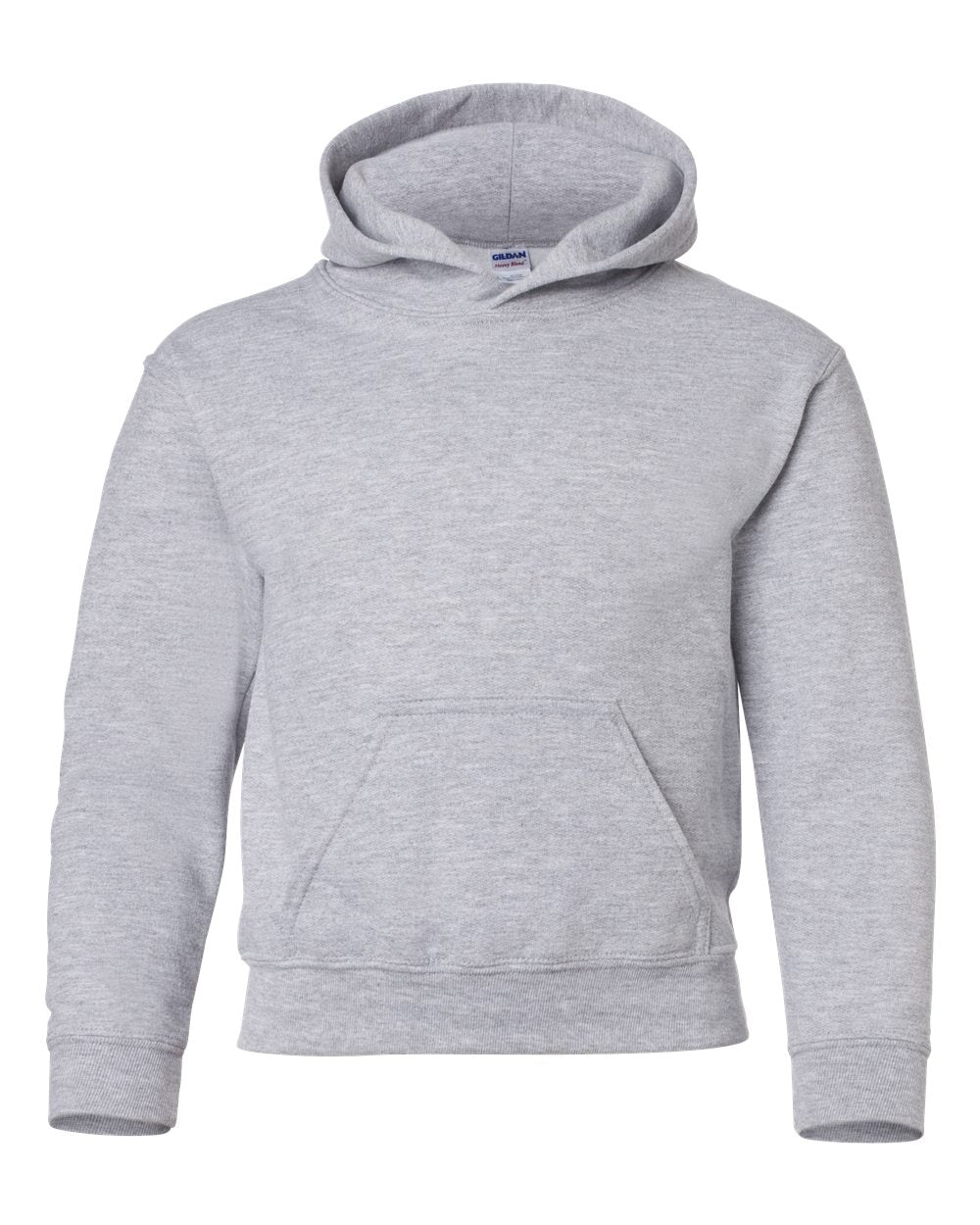 Gildan Youth Heavy Blend Hooded Sweatshirt 18500B in Sport Grey