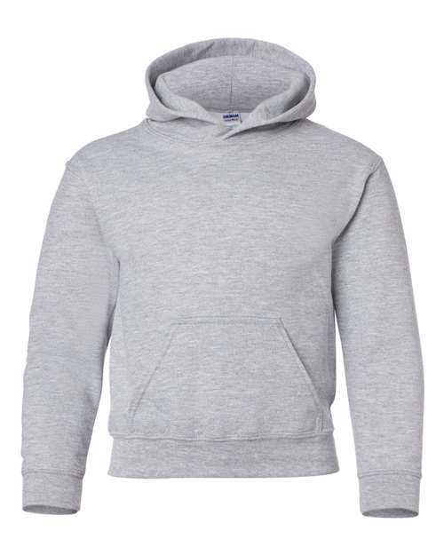 Gildan 18500B Youth Heavy Blend Hooded Sweatshirt in Sport Grey
