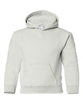 Gildan Youth Heavy Blend Hooded Sweatshirt 18500B in White