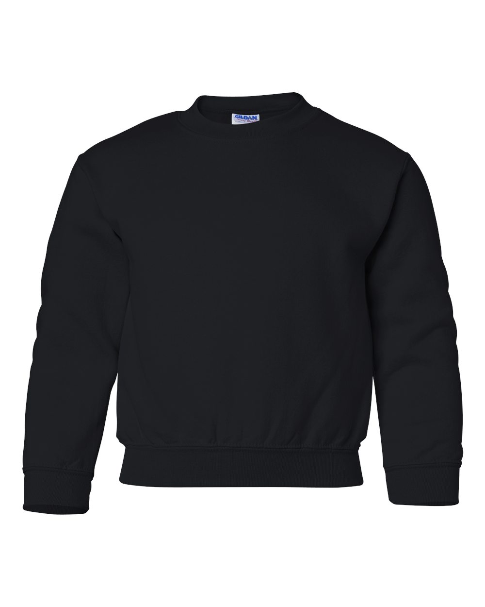 Gildan Youth Heavy Blend Crewneck Sweatshirt 18000B in Black