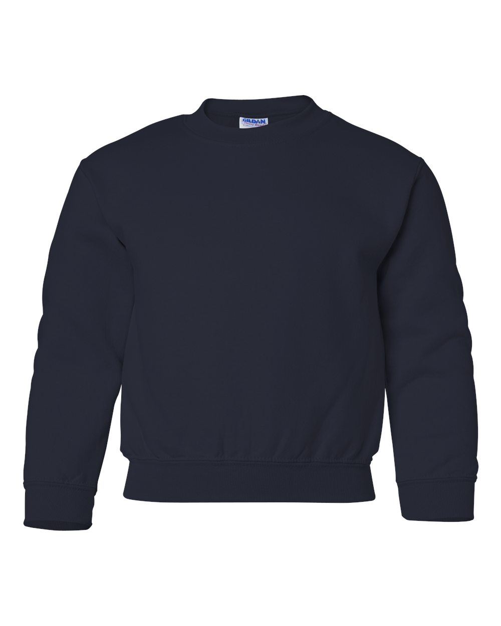 Gildan Youth Heavy Blend Crewneck Sweatshirt 18000B in Navy