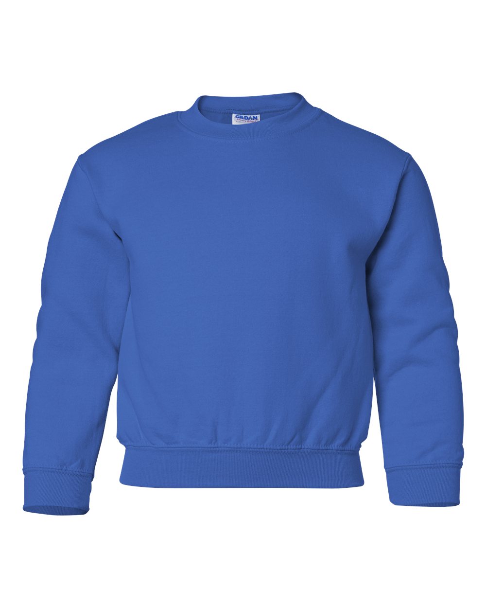 Gildan Youth Heavy Blend Crewneck Sweatshirt 18000B in Royal