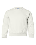 Gildan Youth Heavy Blend Crewneck Sweatshirt 18000B in White