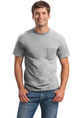 Gildan  - Ultra Cotton  100% US Cotton T-Shirt with Pocket.  2300