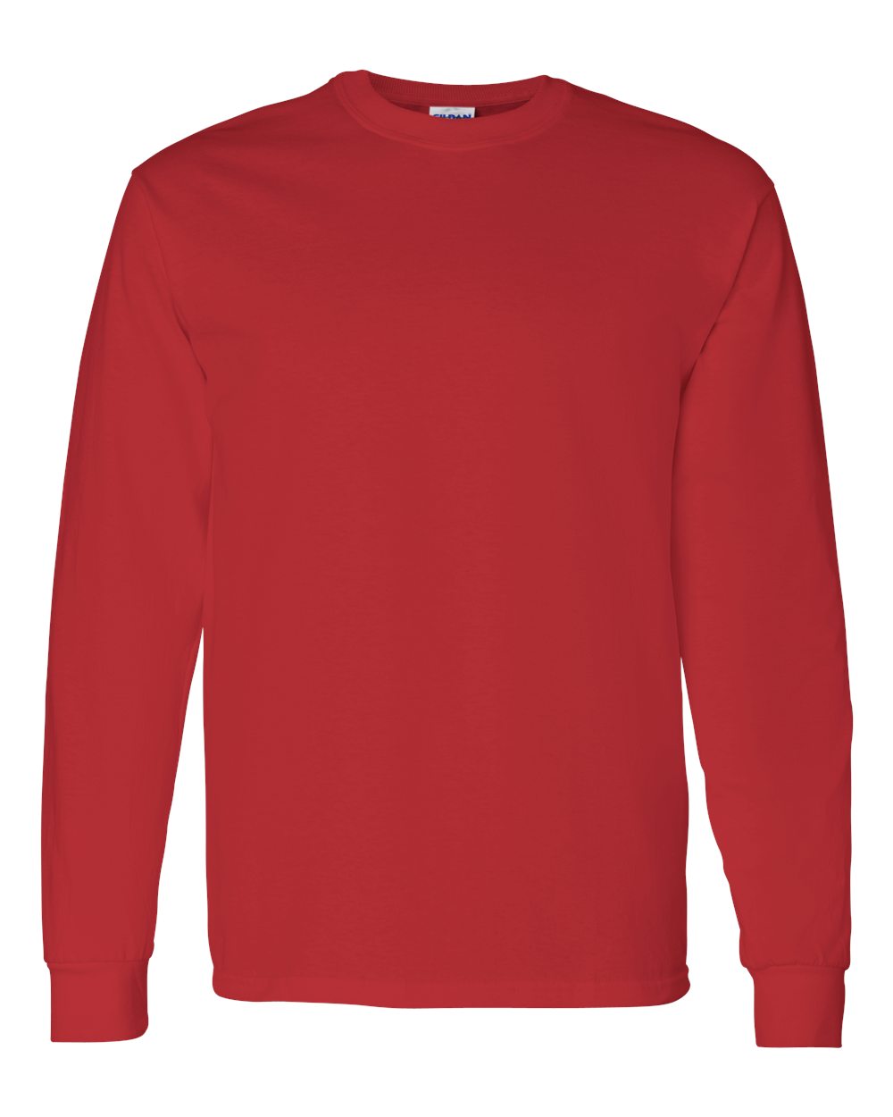 Gildan 5400 Heavy Cotton Long Sleeve T-Shirt in Red