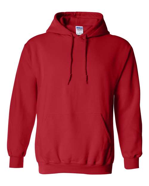 Gildan 18500 hooded sweatshirt in Red