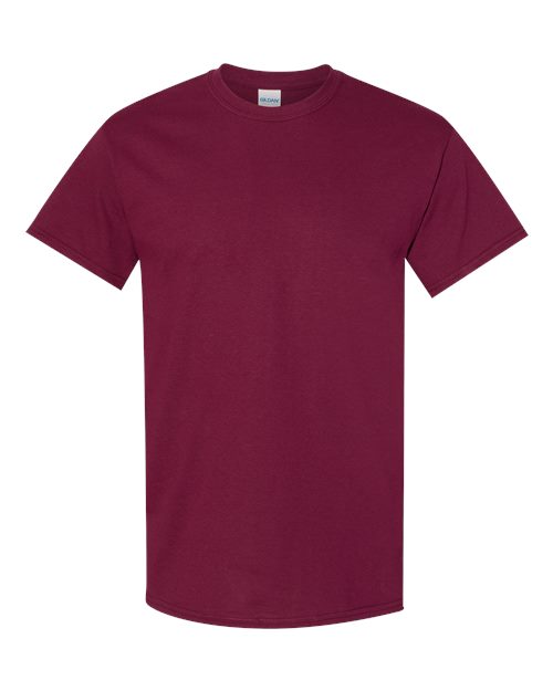 Gildan 5000B Youth Heavy Cotton T-Shirt in Maroon