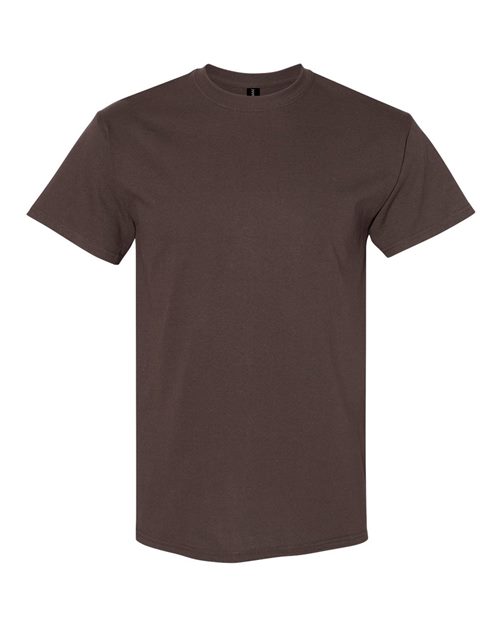 Gildan 5000 Heavy Cotton T-Shirt in Dark Chocolate