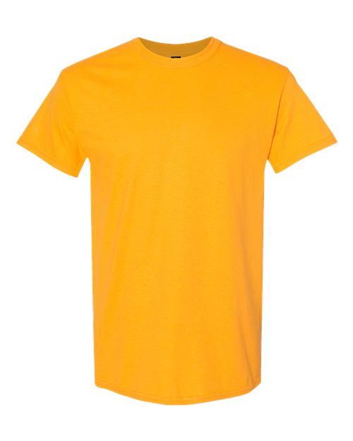 Gildan 5000 Heavy Cotton T-Shirt in Gold